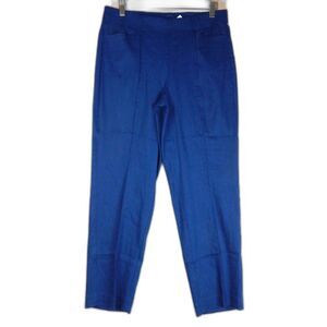 J.Crew Ink Blue European Flax™ Linen Ankle Pants Coastal Chic Sustainable Small